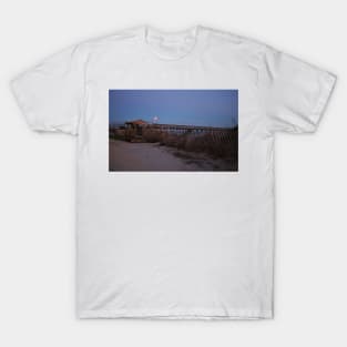 Fishing Pier At Night T-Shirt